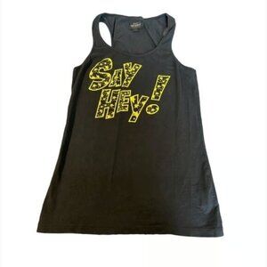Levi’s Black Racerback Tank Top Size Large GUC #M-056